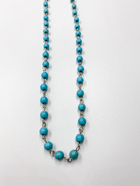 Blue Turquoise Color Chain - Ribbons and Spice Boutique