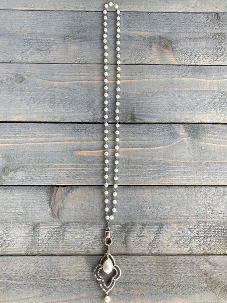 Classic Pearl Necklace - Ribbons and Spice Boutique