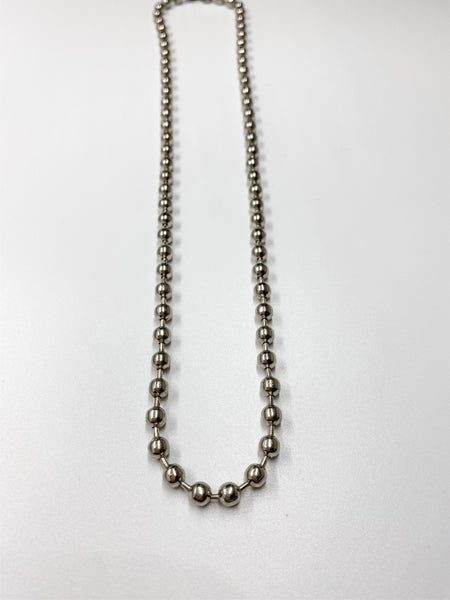 Silver Colored Metal Bead Chain - Ribbons and Spice Boutique