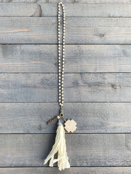 Classic Ivory Necklace - Ribbons and Spice Boutique