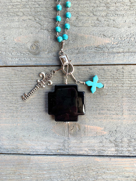 Classic Turquoise Necklace - Ribbons and Spice Boutique