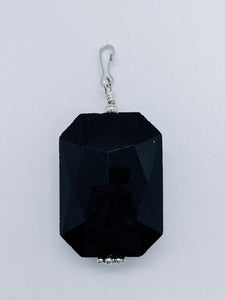 Black Octagon Stone - Ribbons and Spice Boutique