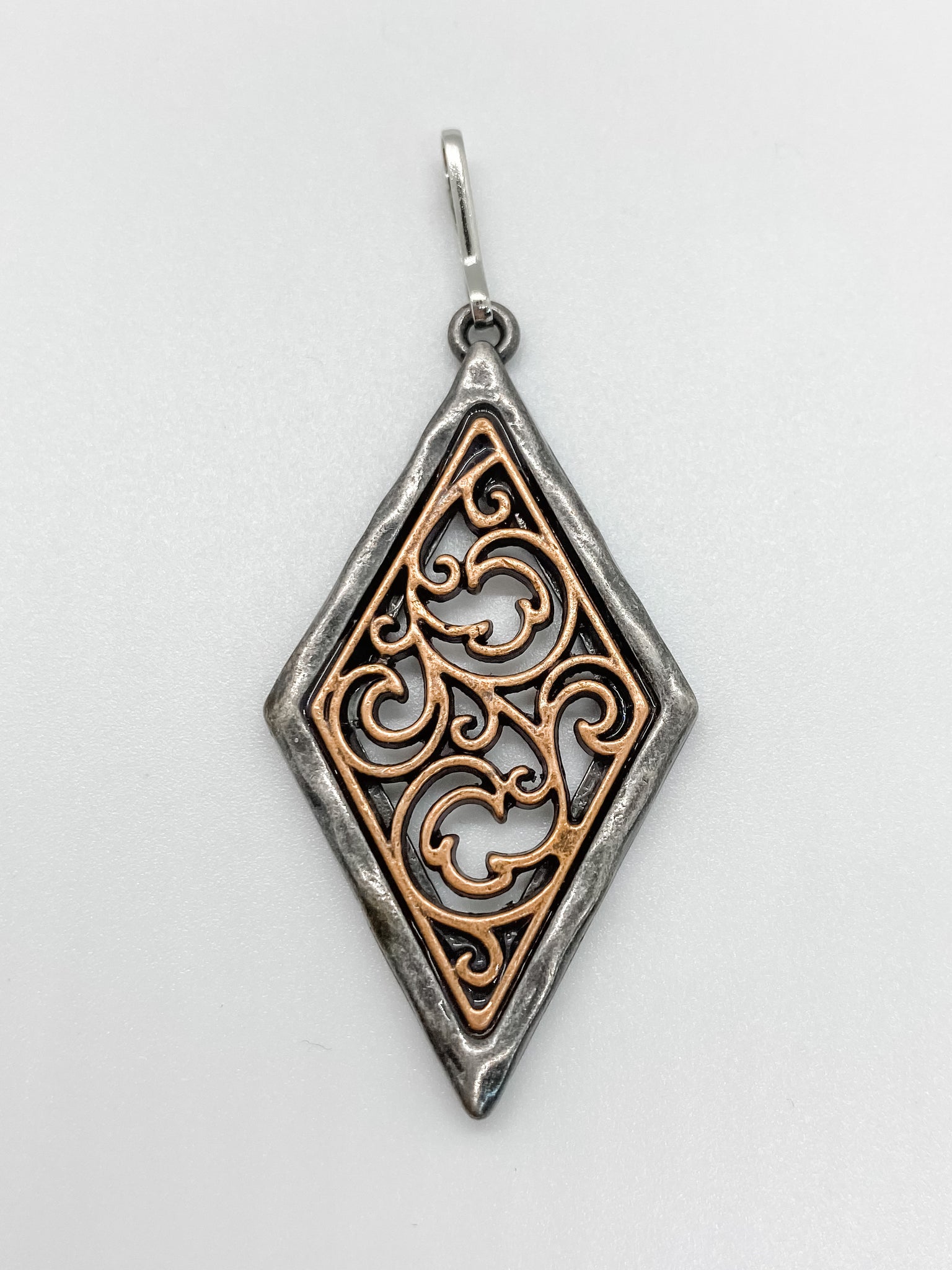 Copper Colored Diamond Charm - Ribbons and Spice Boutique
