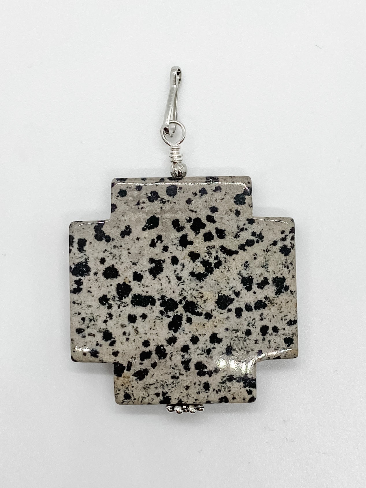 Large Dalmatian Cross Stone - Ribbons and Spice Boutique