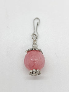 Light Pink Small Stone with Silver Detail - Ribbons and Spice Boutique