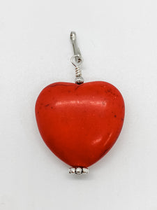 Red Heart Stone - Ribbons and Spice Boutique