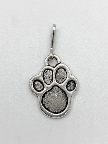 Silver Color Cub Print Charm - Ribbons and Spice Boutique