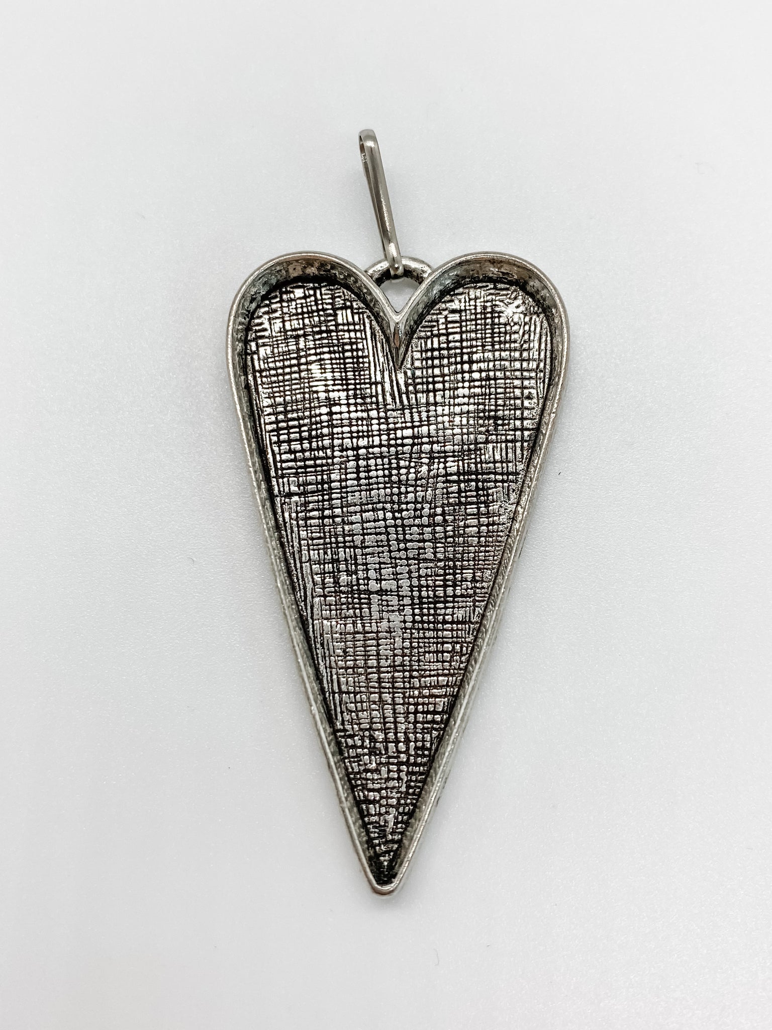 Silver Heart Charm - Ribbons and Spice Boutique