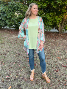 Willow Pastel Paisley Kimono - Ribbons and Spice Boutique