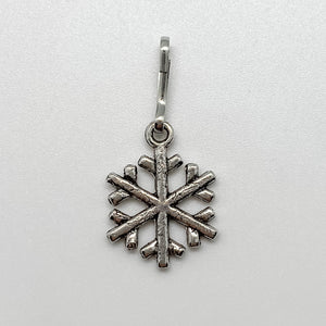 Silver Color Small Snowflake Charm - Ribbons and Spice Boutique
