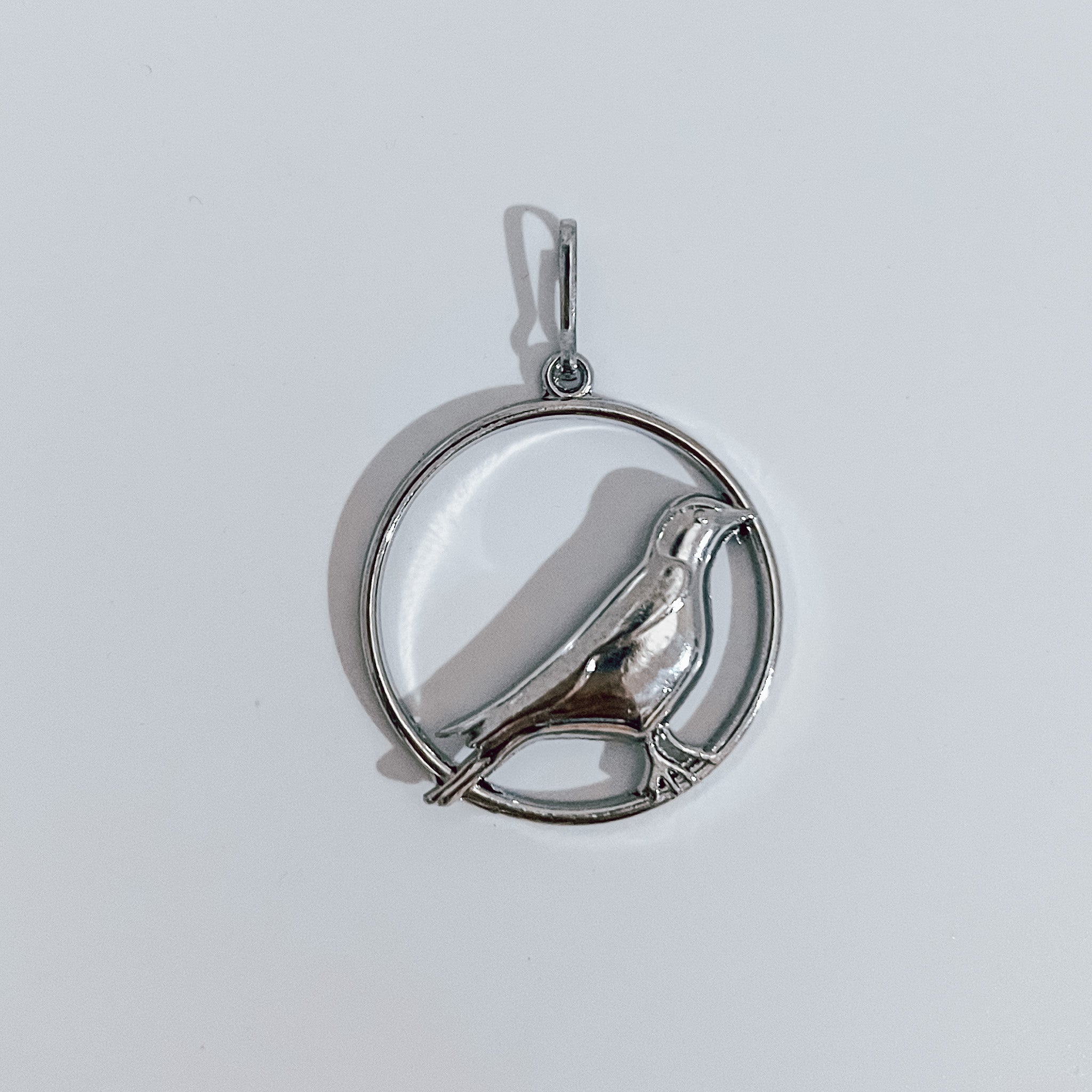 Silver Color Bird Charm - Ribbons and Spice Boutique